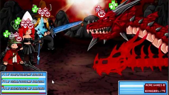Epic Battle Fantasy 3 -3 Headed Dragon Boss Battle смотреть онлайн
