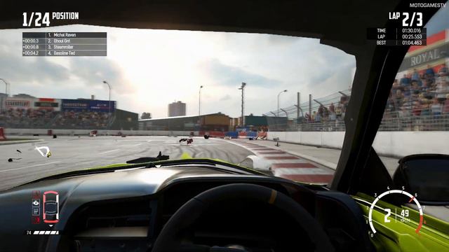 Wreckfest - Razor at Hillstreet Circuit Gameplay [Season 2 - Getaway Car Pack] смотреть онлайн