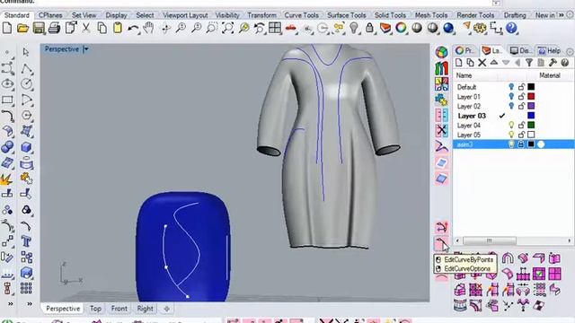 Рисование на tspline повехностях 03 смотреть онлайн