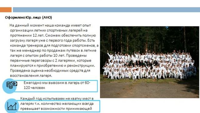 Проект открытия детского спортивно-оздоровительного лагеря на 300 мест смотреть онлайн