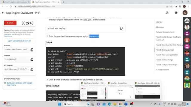App Engine:QwikStart -PHP Solution | Google Cloud Arcade Facilitator Program 23 #googlecloudarcade смотреть онлайн