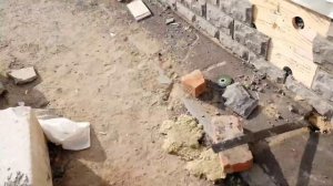 Мини погрузчик ПУМ500, отсыпка и планировка основания из щебня.