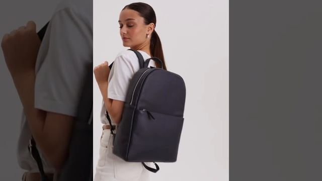 Женский рюкзак для ноутбука 14 дюймов из натуральной кожи SMB3XL109/77BLUE — SAAJ смотреть онлайн