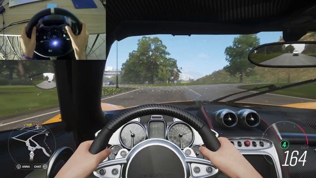 Pagani Huayra - Forza Horizon 4 ( Logitech G920 Steering Wheel ) Gameplay