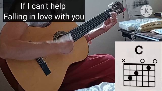 Elvis Presley - Can't Help Falling in Love Easy Acoustic Guitar Lesson смотреть онлайн