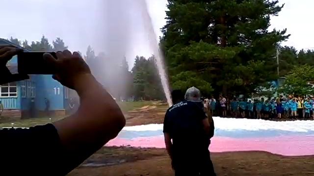 Лафетный ствол. МЧС России. Вишкиль. День МЧС смотреть онлайн