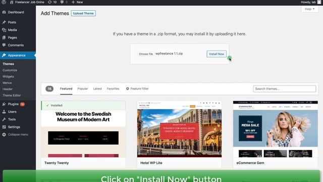 WPFreelance Theme Tutorial: How to Install WPFreelance Theme for WordPress смотреть онлайн