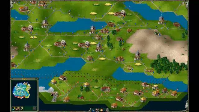 Settlers2 Akarte16 - Прохождение Settlers2, Свободная игра (Сценарии) - Fluclandschaft смотреть онлайн