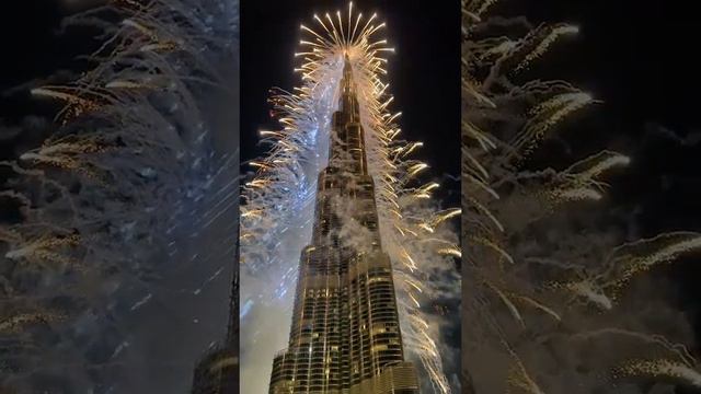 Happy New Year 2023 | Burj Khalifa | Rema - Calm Down | Fire Works |Trending | Dubai DXB. смотреть онлайн