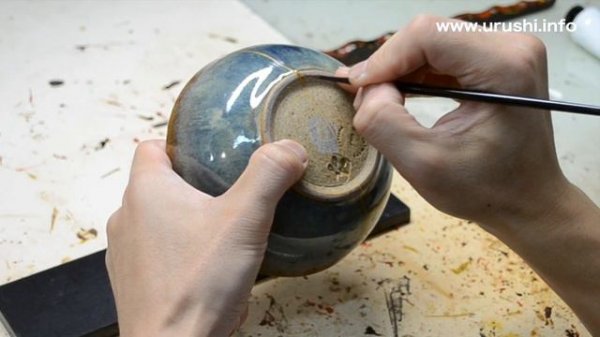 Traditional Kintsugi process(Premium gold) speed-up version.
