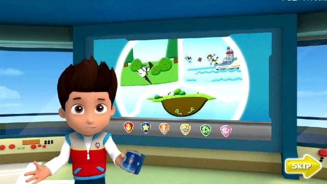 мультик щенячий патруль игра онлайн Щенки спасают капитана Палтуса #pawpatrol #kidsgame