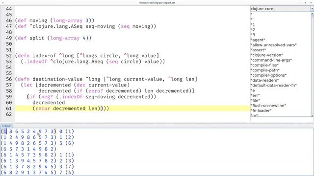 Advent of Code 2020 Day 23 Crab Cups in Clojure (optimizing runtime from 10,000 years to 30 minutes смотреть онлайн