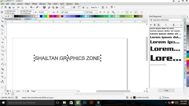 Text Menu Font Playground In coreldraw | Font playground kya h | Coreldraw CLASS 34th un hindi ?? смотреть онлайн