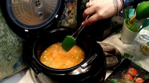 Рис с овощами и тушёным минтаем. ГОТОВИМ ДОМА В МУЛЬТИВАРКЕ