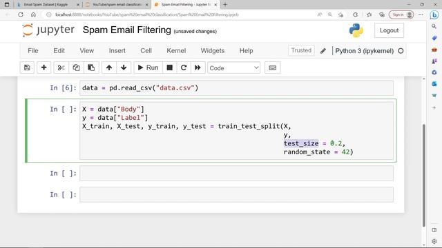 MACHINE LEARNING BEGINNER PROJECT | EMAIL SPAM DETECTION смотреть онлайн