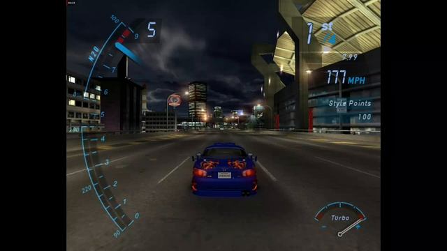 NFS Underground - Гонка 108 - Drag - Highway 1 Reverse (без комментариев) смотреть онлайн