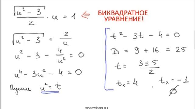 Алгебра 9 класс. Система уравнений 4го порядка - bezbotvy смотреть онлайн