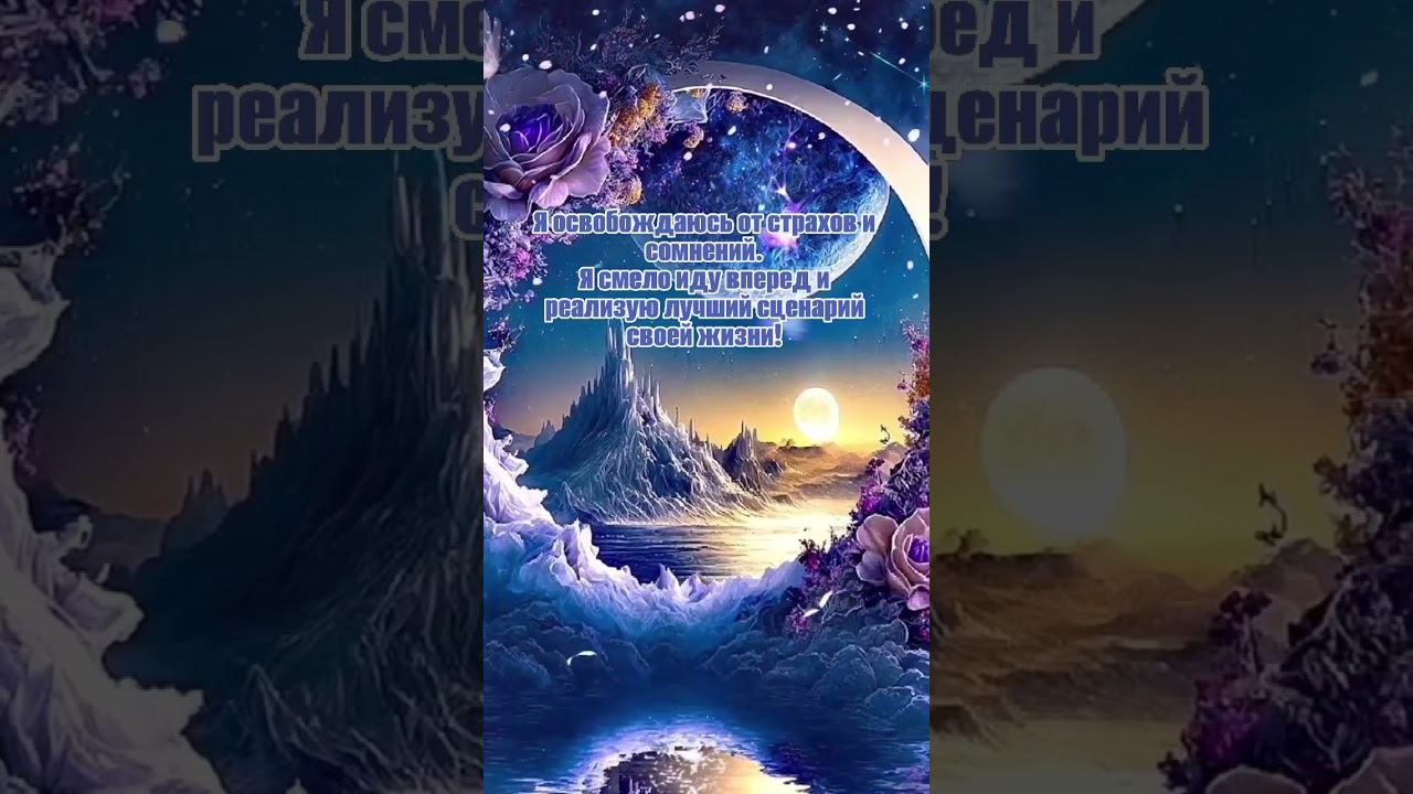 Я освобождаюсь от страхов и сомнений! #аффирмации #любовь #жизнь #душа #изобилие #богатство #магия смотреть онлайн