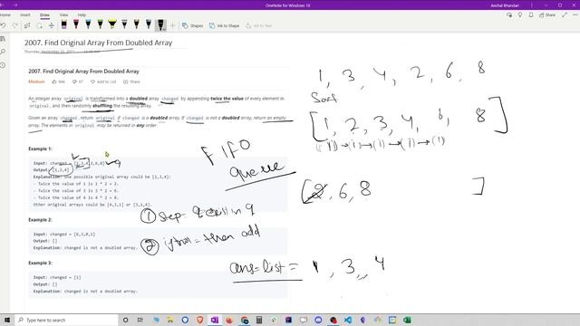 2007. Find Original Array From Doubled Array | DSA | | Code With Me | JAVA | C++ смотреть онлайн