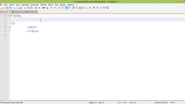 Learn PHP CRUD 2 Pages Setting смотреть онлайн