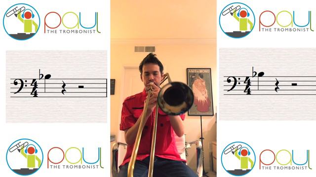 7 octaves Bb on Trombone remix смотреть онлайн