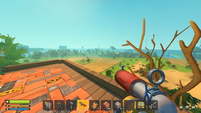We Built a Sneaky Treetop Helipad to Safely Keep our Helicopter! (Scrap Mechanic Co-op Ep. 63) смотреть онлайн