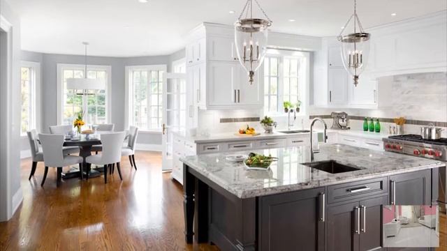 Столешница из искусственного камня в интерьере кухни смотреть онлайн