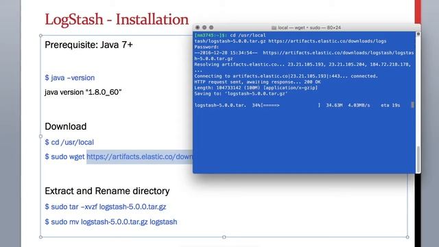 How to install LogStash with ElasticSearch смотреть онлайн