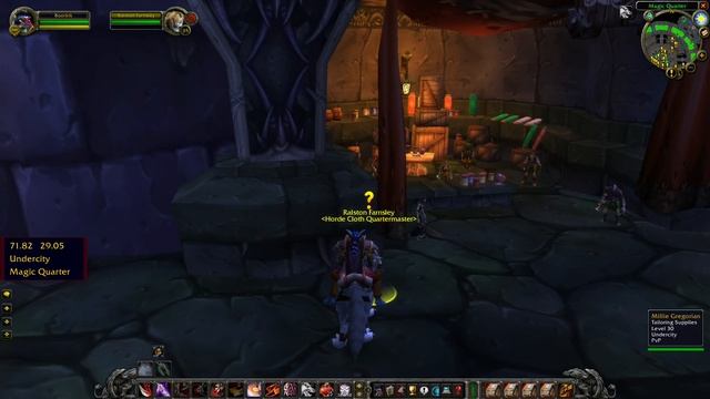 Undercity Cloth Reputation Quartermaster WoW Classic смотреть онлайн