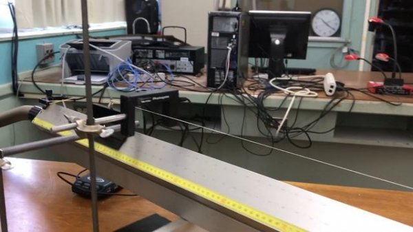 Newton's 2nd Law Lab layout