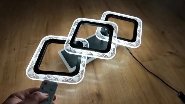 Демонстрация режимов работы светодиодной управляемой люстры Reluce 20317-0.3-3+1 BK смотреть онлайн