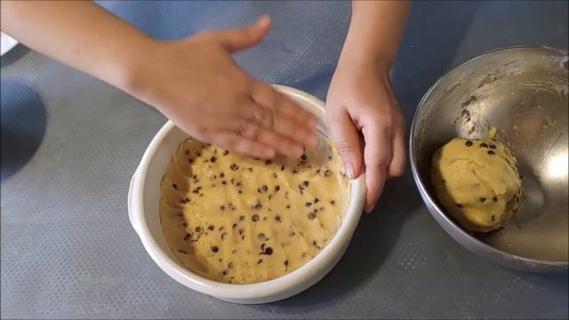 Cookie Géant Fourré Au Nutella-Пирог с Нутеллой-Giant Cookie With Nutella- Prajitura Cu Finetti
