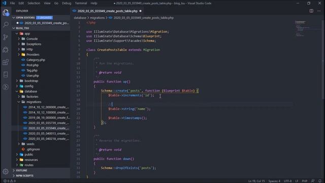 02.- Creación de Migraciones - Laravel 6.0 con MongoDB смотреть онлайн