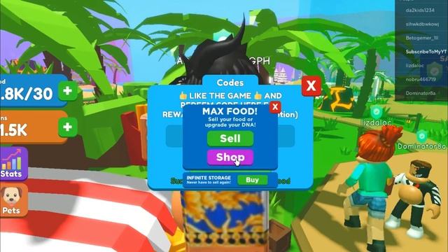 ALL NEW *SECRET* CODES in EATING SIMULATOR (⚡Eating Simulator) Roblox JULY 22 2021! смотреть онлайн