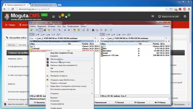 Как установить шаблон для интернет-магазина на Moguta.CMS смотреть онлайн