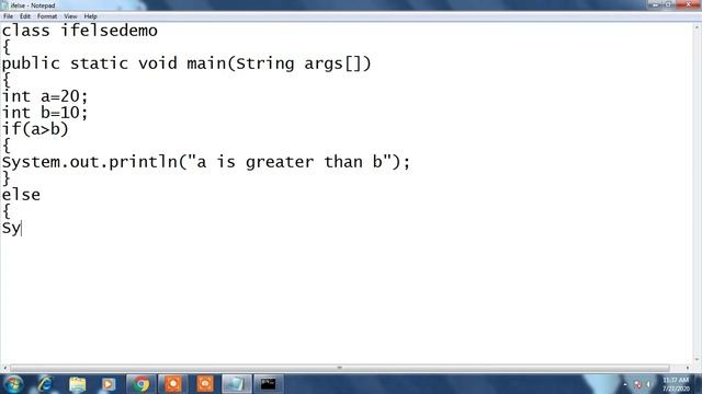 Create a application using if-else condition in java programming- If-else statement смотреть онлайн