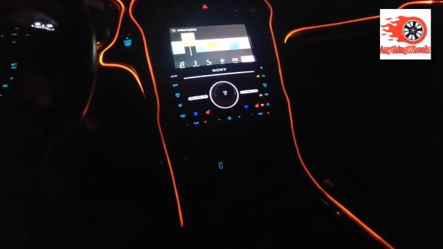 L.E.D Interior Light Strips Install on 2017 Ford Fusion Part 1 смотреть онлайн