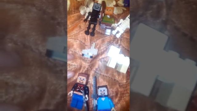 Обзор лего майнкрафт человечков!!!!!!!! смотреть онлайн