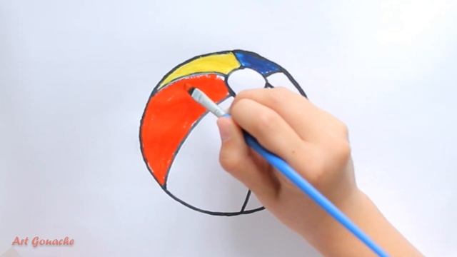 HOW TO DRAW a ball? КАК НАРИСОВАТЬ мяч? смотреть онлайн