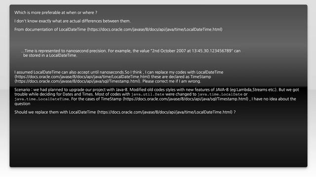 Java8 : LocalDateTime or TimeStamp смотреть онлайн
