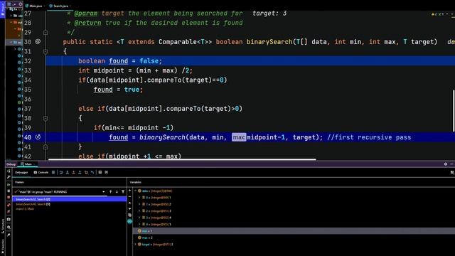 Java Linear & Binary Search Generic Algorithms- Data Structures смотреть онлайн