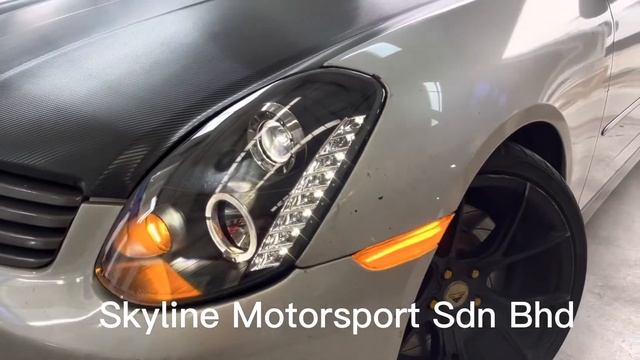 Nissan Skyline V35 G35 03-07 Head Lamp Projector DRL Led WhatsApp 0167335279 смотреть онлайн