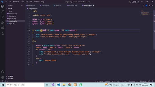 UAS PROJEK | | Cara membuat website portfolio html,css,php connect to database mysql смотреть онлайн