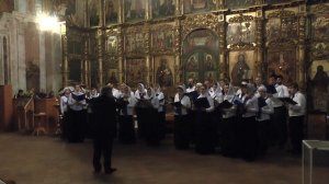 24 монах Давид Печников  Свете тихий  Б Тараканов, хор РГГУ