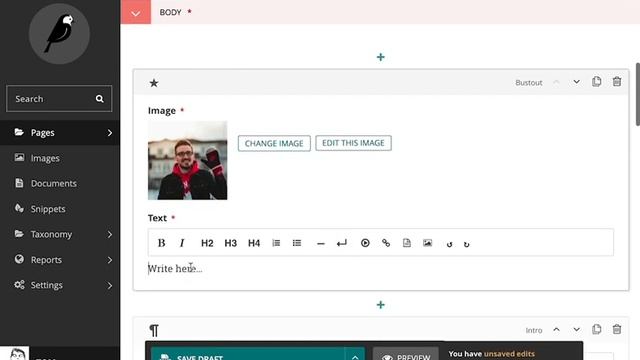 Wagtail CMS - StreamField Demo смотреть онлайн