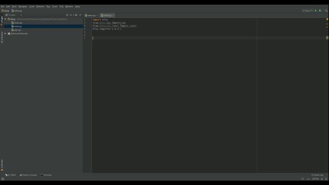 Kivy Lesson 2 A Label смотреть онлайн