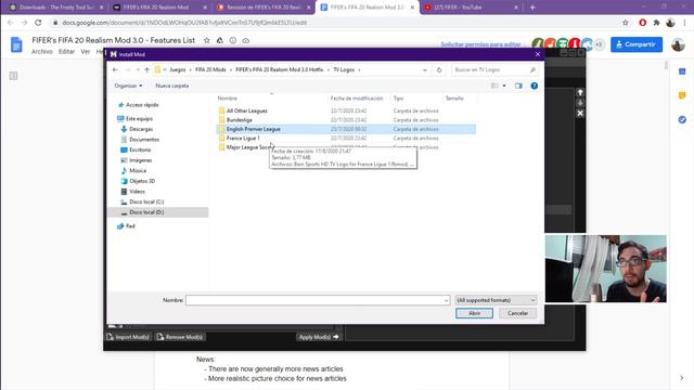 FIFA 20: COMO USAR LA HERRAMIENTA FROSTY PARA JUGAR CON MOD REALISTA EN TU MODO CARRERA! смотреть онлайн
