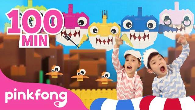 Baby Shark Dance Lego Version and more! | Compilation | Pinkfong Baby Shark Songs смотреть онлайн