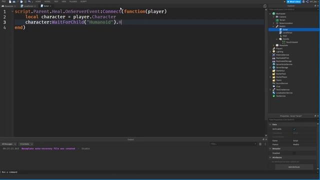 How To Make A Medkit In RobloxStudio