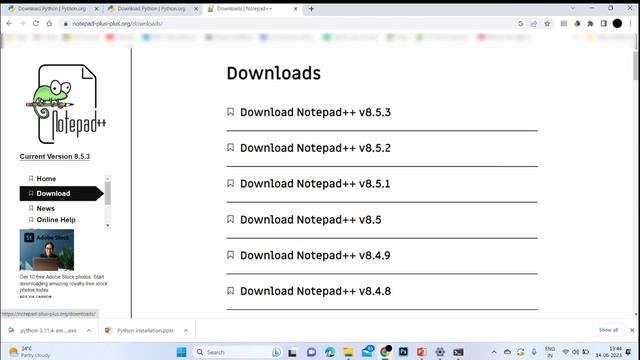 How to install python || Download Notepad++ || How to type a Simple program in Python IDLE смотреть онлайн